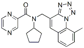 Pyrazinecarboxamide, n-cyclopentyl-n-[(9-methyltetrazolo[1,5-a]quinolin-4-yl)methyl]-(9ci) Structure,603949-47-9Structure