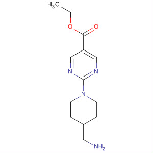 Ethyl 2-(4-(aminomethyl)piperidin-1-yl)pyrimidine-5-carboxylate Structure,603954-49-0Structure