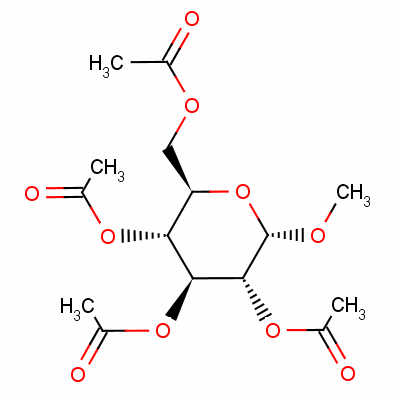 Methyl-2,3,4,6-tetra-o-acetyl-alpha-d-glucopyranoside Structure,604-70-6Structure