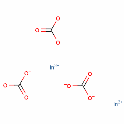 三碳酸二铟结构式_60459-04-3结构式