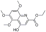 Ethyl4-hydroxy-5,6,8-trimethoxyquinoline-2-carboxylate Structure,6046-71-5Structure