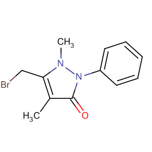 5-Bromomethyl-1,4-dimethyl-2-phenyl-1,2-dihydro-pyrazol-3-one Structure,60473-57-6Structure