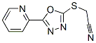 (9ci)-[[5-(2-吡啶)-1,3,4-噁二唑-2-基]硫代]-乙腈结构式_604739-83-5结构式