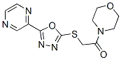 Morpholine, 4-[[(5-pyrazinyl-1,3,4-oxadiazol-2-yl)thio]acetyl]-(9ci) Structure,604740-40-1Structure