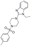 Piperazine, 1-(1-ethyl-1h-benzimidazol-2-yl)-4-[(4-methylphenyl)sulfonyl]-(9ci) Structure,604741-71-1Structure