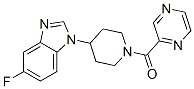 Piperidine, 4-(5-fluoro-1h-benzimidazol-1-yl)-1-(pyrazinylcarbonyl)-(9ci) Structure,604742-09-8Structure