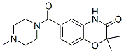 Piperazine, 1-[(3,4-dihydro-2,2-dimethyl-3-oxo-2h-1,4-benzoxazin-6-yl)carbonyl]-4-methyl-(9ci) Structure,604758-59-0Structure