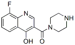 (9ci)-1-[(8-氟-4-羟基-3-喹啉)羰基]-哌嗪结构式_604773-25-3结构式