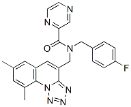 Pyrazinecarboxamide, n-[(7,9-dimethyltetrazolo[1,5-a]quinolin-4-yl)methyl]-n-[(4-fluorophenyl)methyl]-(9ci) Structure,604778-13-4Structure