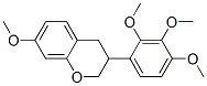 3,4-Dihydro-7-methoxy-3-(2,3,4-trimethoxyphenyl)-2h-1-benzopyran Structure,60478-76-4Structure