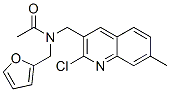 (9ci)-n-[(2-氯-7-甲基-3-喹啉)甲基]-n-(2-呋喃甲基)-乙酰胺结构式_604780-58-7结构式