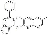 Benzamide, n-[(2-chloro-6-methyl-3-quinolinyl)methyl]-n-(2-furanylmethyl)-(9ci) Structure,604781-18-2Structure