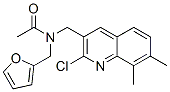 Acetamide, n-[(2-chloro-7,8-dimethyl-3-quinolinyl)methyl]-n-(2-furanylmethyl)-(9ci) Structure,604781-76-2Structure