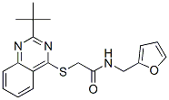 (9ci)-2-[[2-(1,1-二甲基乙基)-4-喹唑啉]硫代]-n-(2-呋喃甲基)-乙酰胺结构式_604792-65-6结构式