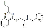 (9ci)-n-(2-呋喃甲基)-2-[(2-丙基-4-喹唑啉)硫代]-乙酰胺结构式_604793-89-7结构式