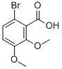 6-Bromo-2,3-dimethoxybenzoicacid Structure,60555-93-3Structure