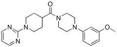 Piperazine, 1-(3-methoxyphenyl)-4-[[1-(2-pyrimidinyl)-4-piperidinyl]carbonyl]-(9ci) Structure,605621-27-0Structure