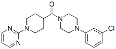 Piperazine, 1-(3-chlorophenyl)-4-[[1-(2-pyrimidinyl)-4-piperidinyl]carbonyl]-(9ci) Structure,605621-28-1Structure