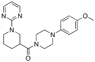 Piperazine, 1-(4-methoxyphenyl)-4-[[1-(2-pyrimidinyl)-3-piperidinyl]carbonyl]-(9ci) Structure,605623-75-4Structure