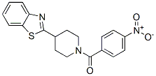 Piperidine, 4-(2-benzothiazolyl)-1-(4-nitrobenzoyl)-(9ci) Structure,605628-06-6Structure