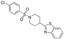 Piperidine, 4-(2-benzothiazolyl)-1-[(4-chlorophenyl)sulfonyl]-(9ci) Structure,605628-18-0Structure