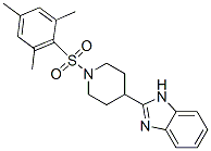 Piperidine, 4-(1h-benzimidazol-2-yl)-1-[(2,4,6-trimethylphenyl)sulfonyl]-(9ci) Structure,605629-37-6Structure