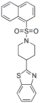 (9CI)-4-(2-苯并噻唑)-1-(1-萘磺酰基)-哌啶结构式_605629-40-1结构式