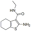 2-氨基-N-乙基-4,5,6,7-四氢-1-苯并噻吩-3-羧胺结构式_60598-65-4结构式