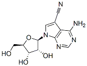 4-氨基-5-氰基-7-(beta-d-呋喃核糖)吡咯并[2,3-d]嘧啶结构式_606-58-6结构式