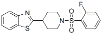 Piperidine, 4-(2-benzothiazolyl)-1-[(2-fluorophenyl)sulfonyl]-(9ci) Structure,606082-02-4Structure