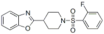 Piperidine, 4-(2-benzoxazolyl)-1-[(2-fluorophenyl)sulfonyl]-(9ci) Structure,606082-03-5Structure