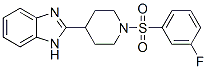 Piperidine, 4-(1h-benzimidazol-2-yl)-1-[(3-fluorophenyl)sulfonyl]-(9ci) Structure,606082-04-6Structure