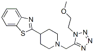Benzothiazole, 2-[1-[[1-(2-methoxyethyl)-1h-tetrazol-5-yl]methyl]-4-piperidinyl]-(9ci) Structure,606082-41-1Structure