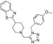 Benzothiazole, 2-[1-[[1-[(4-methoxyphenyl)methyl]-1h-tetrazol-5-yl]methyl]-4-piperidinyl]-(9ci) Structure,606082-53-5Structure