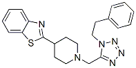 Benzothiazole, 2-[1-[[1-(2-phenylethyl)-1h-tetrazol-5-yl]methyl]-4-piperidinyl]-(9ci) Structure,606082-63-7Structure