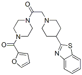 Piperazine, 1-[[4-(2-benzothiazolyl)-1-piperidinyl]acetyl]-4-(2-furanylcarbonyl)-(9ci) Structure,606083-53-8Structure