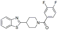 Piperidine, 4-(2-benzothiazolyl)-1-(3,4-difluorobenzoyl)-(9ci) Structure,606083-54-9Structure