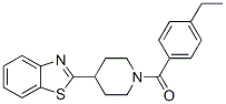 Piperidine, 4-(2-benzothiazolyl)-1-(4-ethylbenzoyl)-(9ci) Structure,606083-62-9Structure