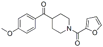 (9ci)-1-(2-呋喃羰基)-4-(4-甲氧基苯甲酰基)-哌啶结构式_606086-12-8结构式