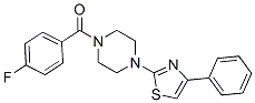 Piperazine, 1-(4-fluorobenzoyl)-4-(4-phenyl-2-thiazolyl)-(9ci) Structure,606087-52-9Structure