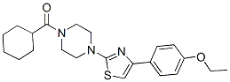 (9ci)-1-(环己基羰基)-4-[4-(4-乙氧基苯基)-2-噻唑]-哌嗪结构式_606088-97-5结构式