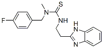 (9CI)-N-[2-(1H-苯并咪唑-2-基)乙基]-N-[(4-氟苯基)甲基]-N-甲基-硫脲结构式_606090-39-5结构式