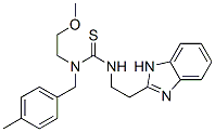 (9CI)-N-[2-(1H-苯并咪唑-2-基)乙基]-N-(2-甲氧基乙基)-N-[(4-甲基苯基)甲基]-硫脲结构式_606090-46-4结构式