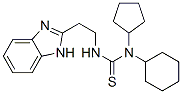 Thiourea, n-[2-(1h-benzimidazol-2-yl)ethyl]-n-cyclohexyl-n-cyclopentyl- (9ci) Structure,606090-48-6Structure