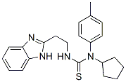 Thiourea, n-[2-(1h-benzimidazol-2-yl)ethyl]-n-cyclopentyl-n-(4-methylphenyl)- (9ci) Structure,606090-56-6Structure