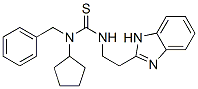 Thiourea, n-[2-(1h-benzimidazol-2-yl)ethyl]-n-cyclopentyl-n-(phenylmethyl)- (9ci) Structure,606090-58-8Structure