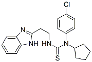 Thiourea, n-[2-(1h-benzimidazol-2-yl)ethyl]-n-(4-chlorophenyl)-n-cyclopentyl- (9ci) Structure,606090-60-2Structure