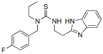 (9CI)-N-[2-(1H-苯并咪唑-2-基)乙基]-N-[(4-氟苯基)甲基]-N-丙基-硫脲结构式_606090-90-8结构式