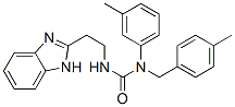 (9ci)-N-[2-(1H-苯并咪唑-2-基)乙基]-N-(3-甲基苯基)-N-[(4-甲基苯基)甲基]-脲结构式_606090-98-6结构式