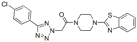 Piperazine, 1-(2-benzothiazolyl)-4-[[5-(4-chlorophenyl)-2h-tetrazol-2-yl]acetyl]-(9ci) Structure,606097-24-9Structure